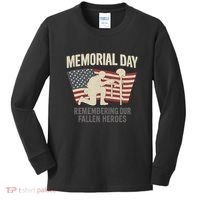 Memorial Day Remembering Our Fallen Heroes Kids Long Sleeve Shirt thumb 0