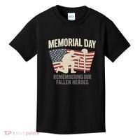 Memorial Day Remembering Our Fallen Heroes Kids T-Shirt thumb 0