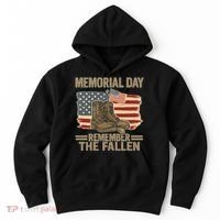 Memorial Day - Remember the Fallen Hoodie thumb 0