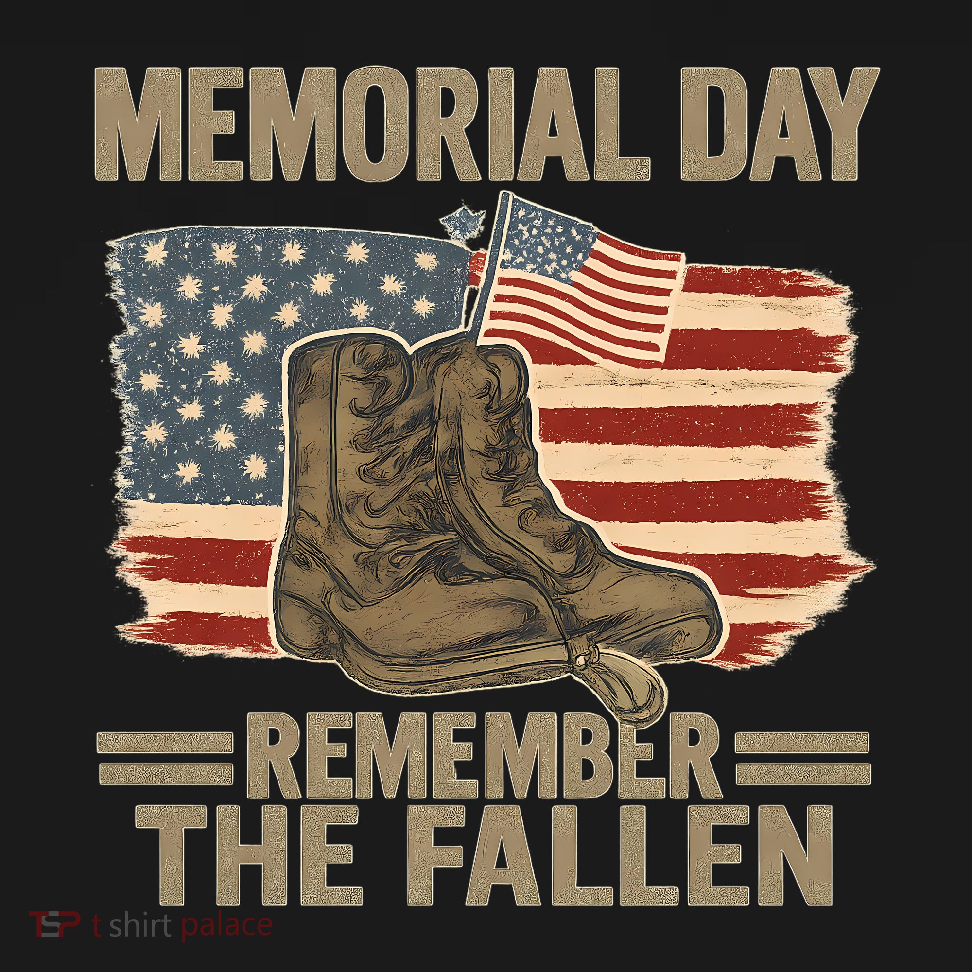 Memorial Day - Remember the Fallen 16 in Basic Backpack