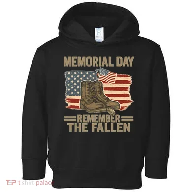 Memorial Day - Remember the Fallen Toddler Hoodie