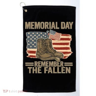 Memorial Day - Remember the Fallen Golf Towel