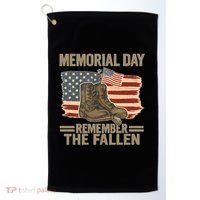 Memorial Day - Remember the Fallen Golf Towel thumb 0