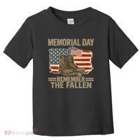 Memorial Day - Remember the Fallen Toddler T-Shirt thumb 0