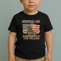 Memorial Day - Remember the Fallen Toddler T-Shirt thumb 2