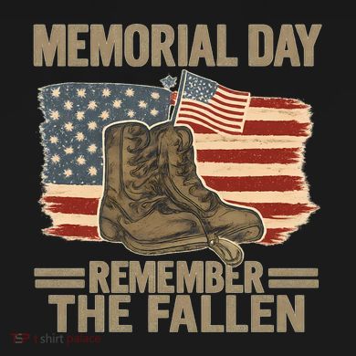 Memorial Day - Remember the Fallen Women's Tri-Blend 3/4-Sleeve Raglan Shirt
