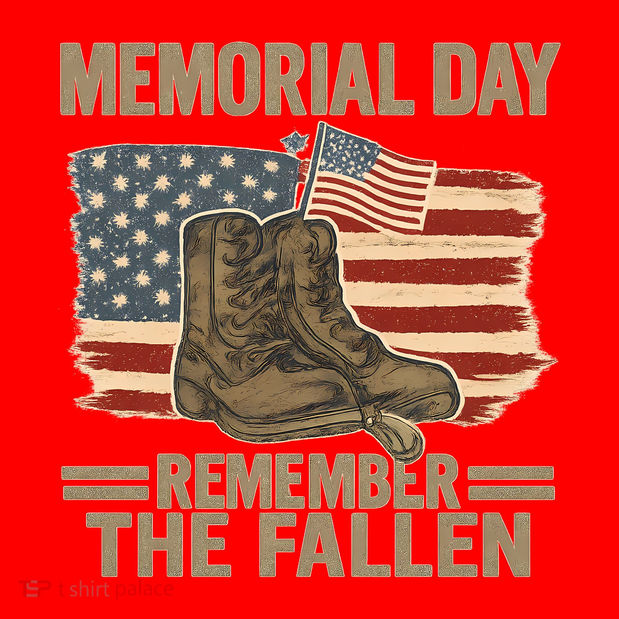 Memorial Day - Remember the Fallen Santa Hat