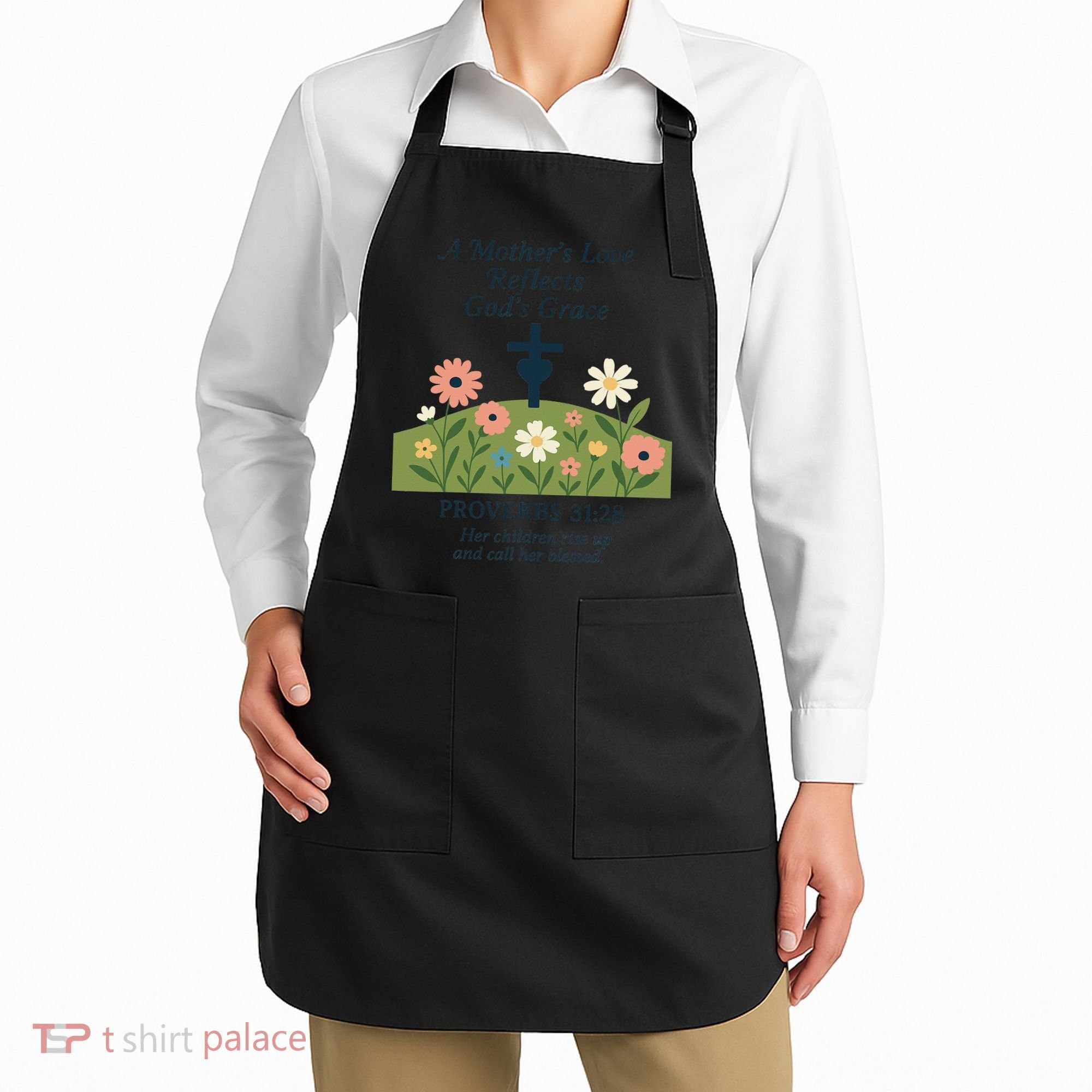 Mothers Day Reflects Gods Grace Faith Apron