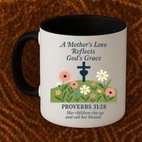 Mothers Day Reflects Gods Grace Faith Coffee Mug thumb 2