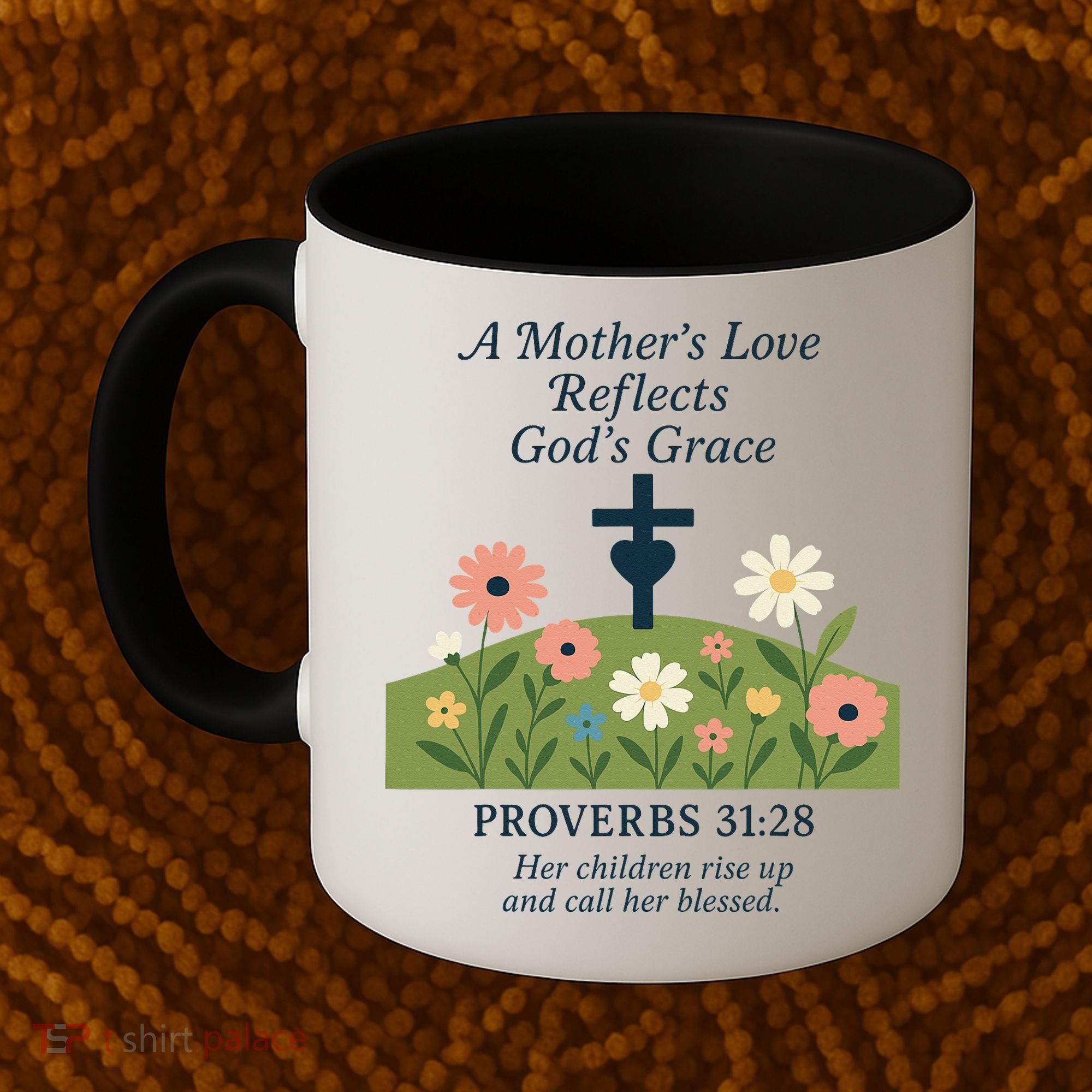 Mothers Day Reflects Gods Grace Faith Coffee Mug
