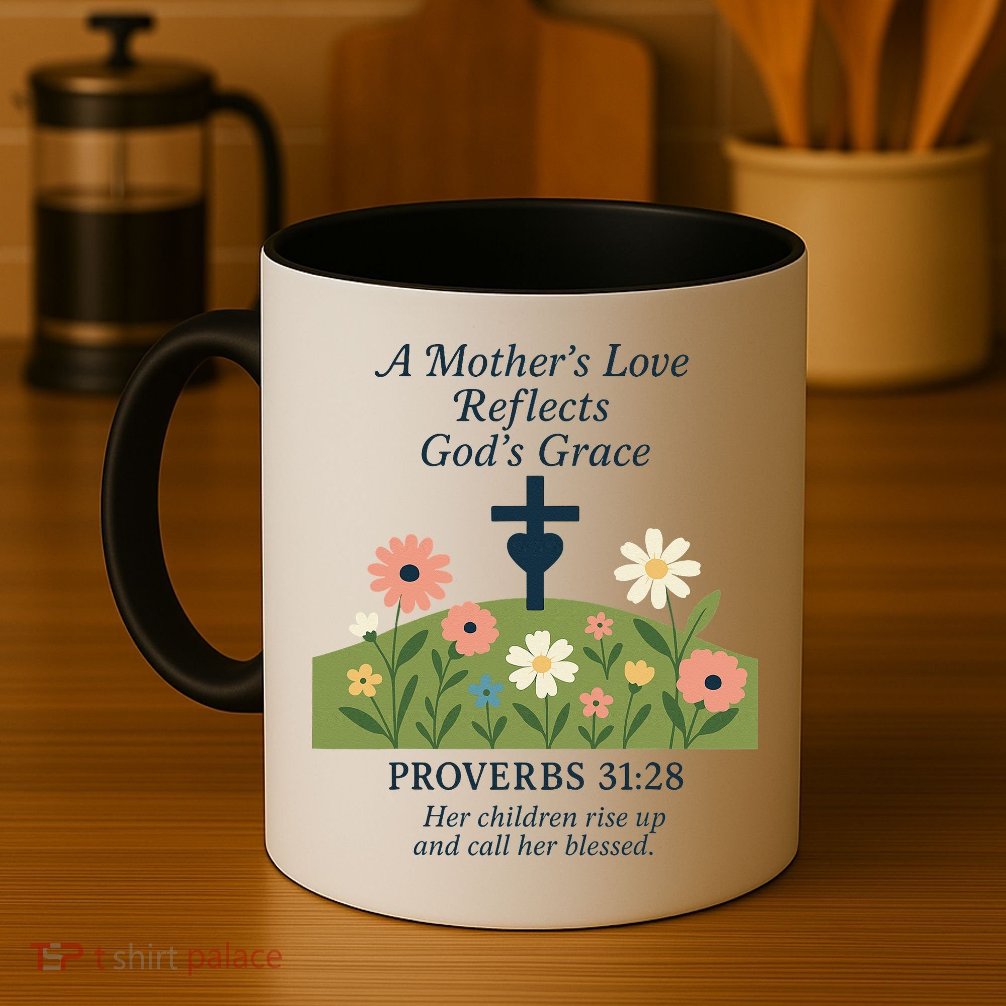 Mothers Day Reflects Gods Grace Faith Coffee Mug