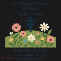 Mothers Day Reflects Gods Grace Faith Women's Hoodie thumb 2