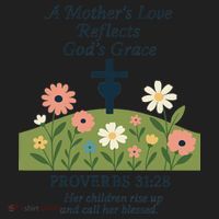 Mothers Day Reflects Gods Grace Faith Hat thumb 2