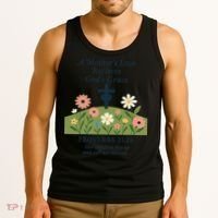 Mothers Day Reflects Gods Grace Faith Tank Top thumb 3