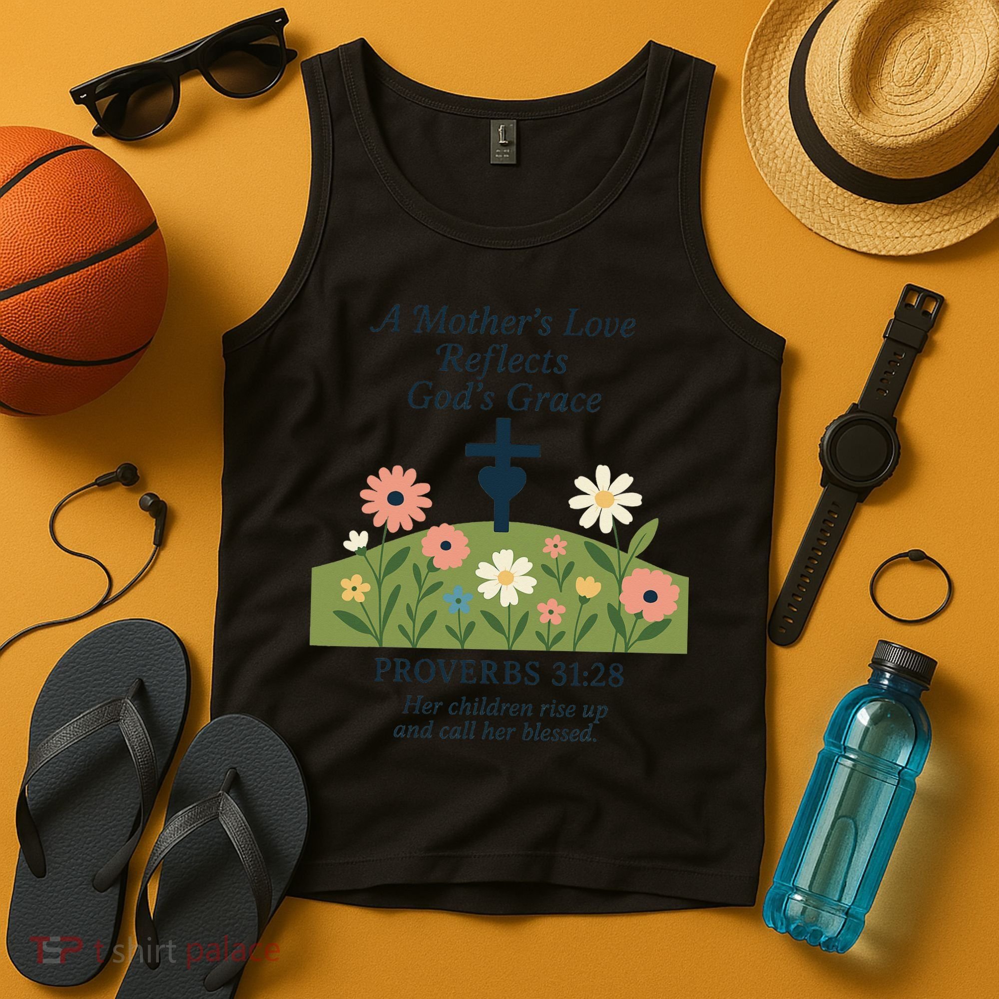 Mothers Day Reflects Gods Grace Faith Tank Top
