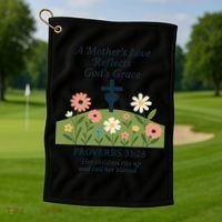 Mothers Day Reflects Gods Grace Faith Golf Towel thumb 1