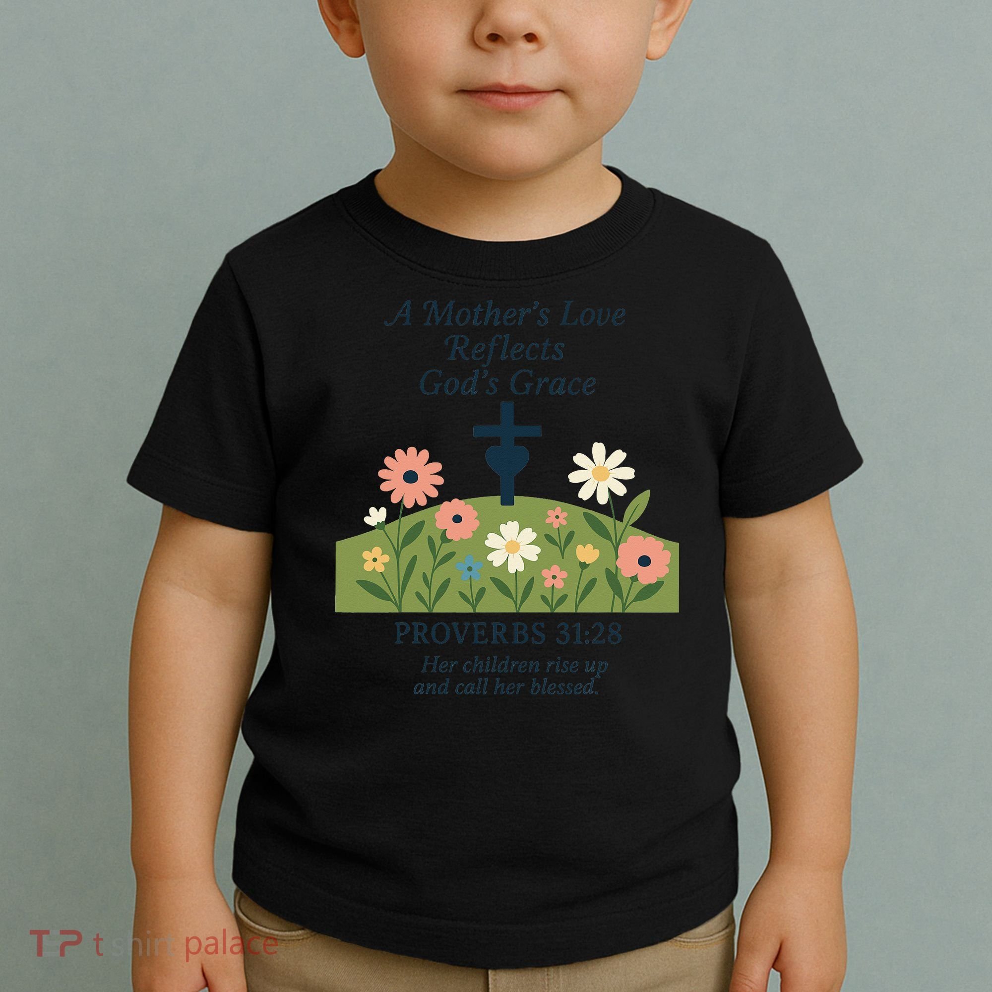 Mothers Day Reflects Gods Grace Faith Toddler T-Shirt