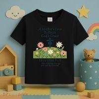 Mothers Day Reflects Gods Grace Faith Toddler T-Shirt thumb 3