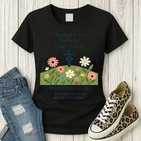 Mothers Day Reflects Gods Grace Faith Women's T-Shirt thumb 3