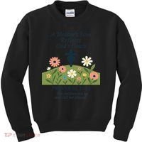 Mothers Day Reflects Gods Grace Faith Kids Sweatshirt thumb 0