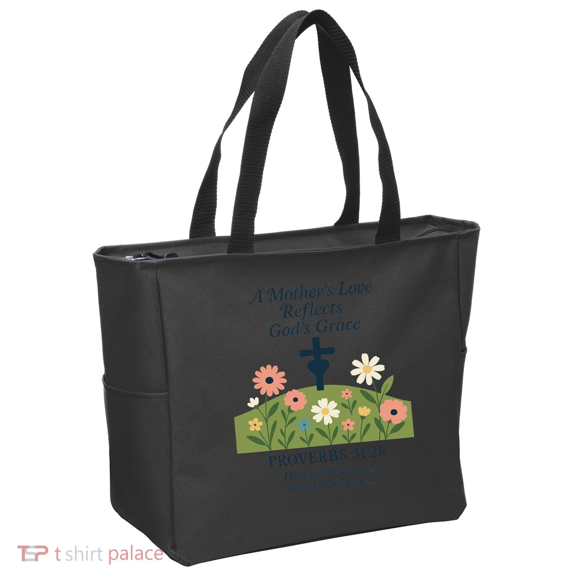 Mothers Day Reflects Gods Grace Faith Tote Bag