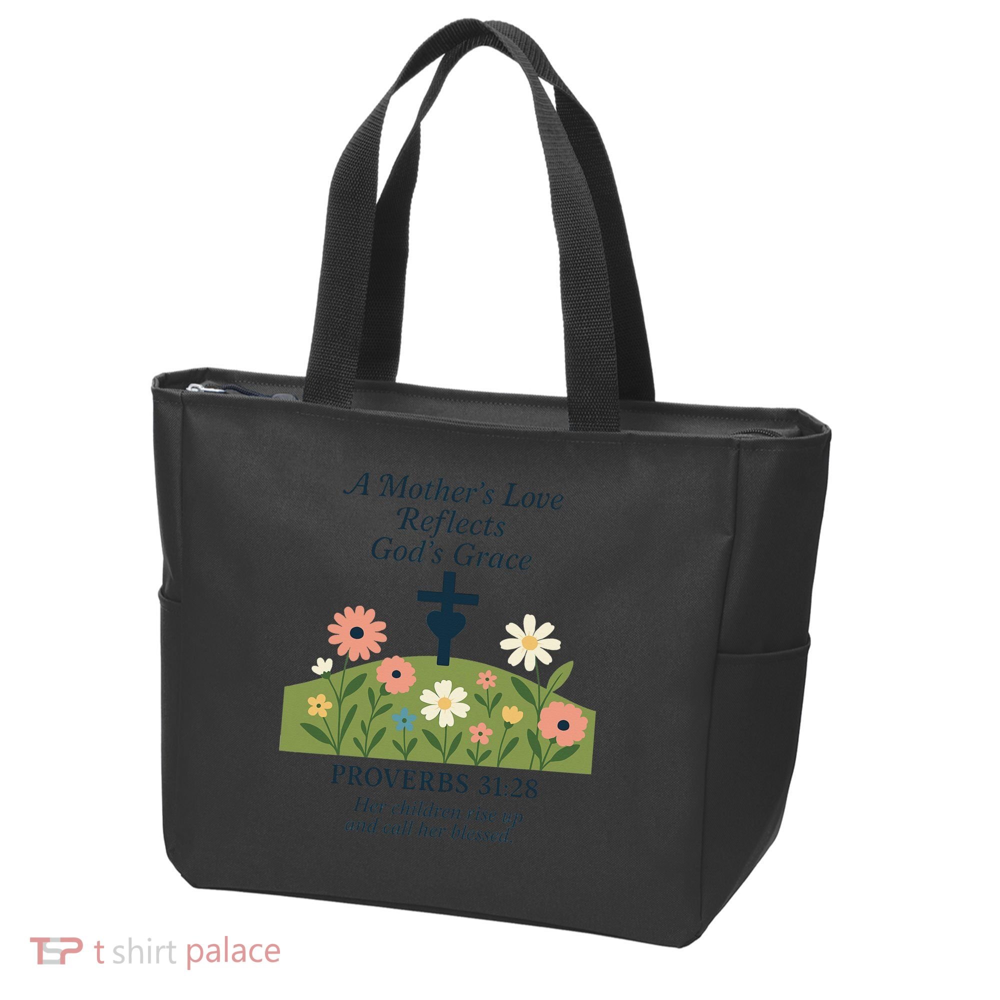 Mothers Day Reflects Gods Grace Faith Tote Bag