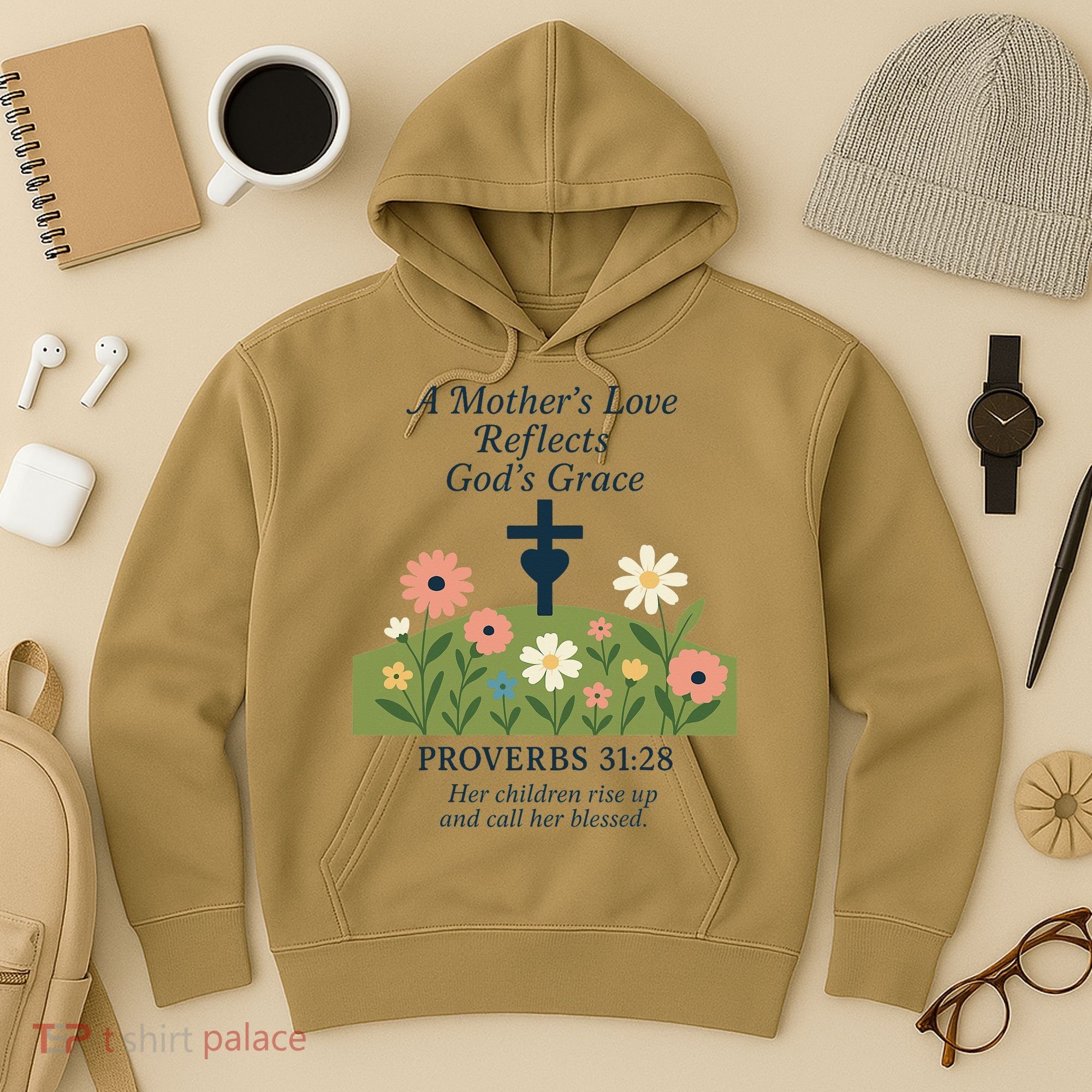 Mothers Day Reflects Gods Grace Faith Hoodie