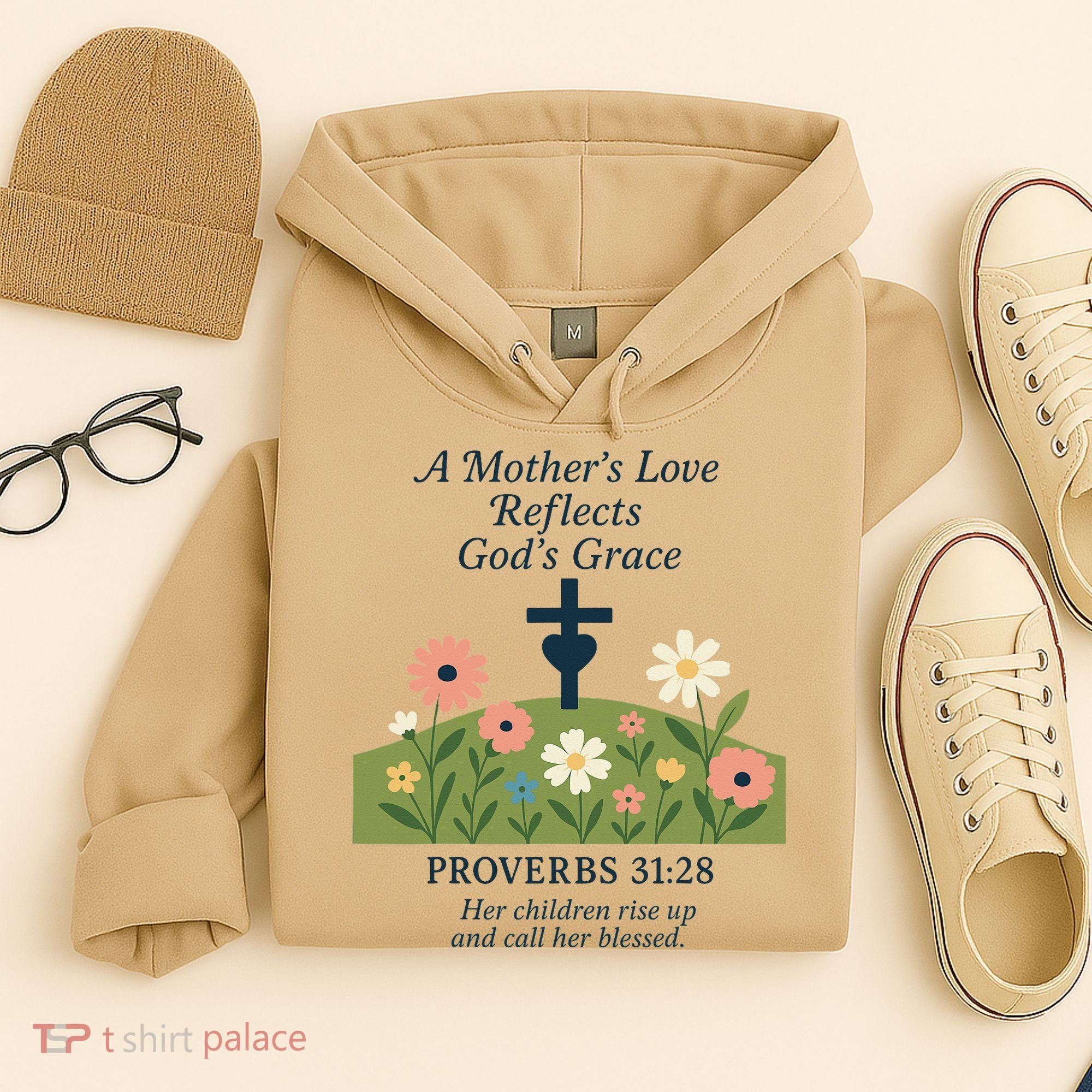 Mothers Day Reflects Gods Grace Faith Hoodie