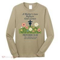 Mothers Day Reflects Gods Grace Faith Long Sleeve Shirt thumb 0