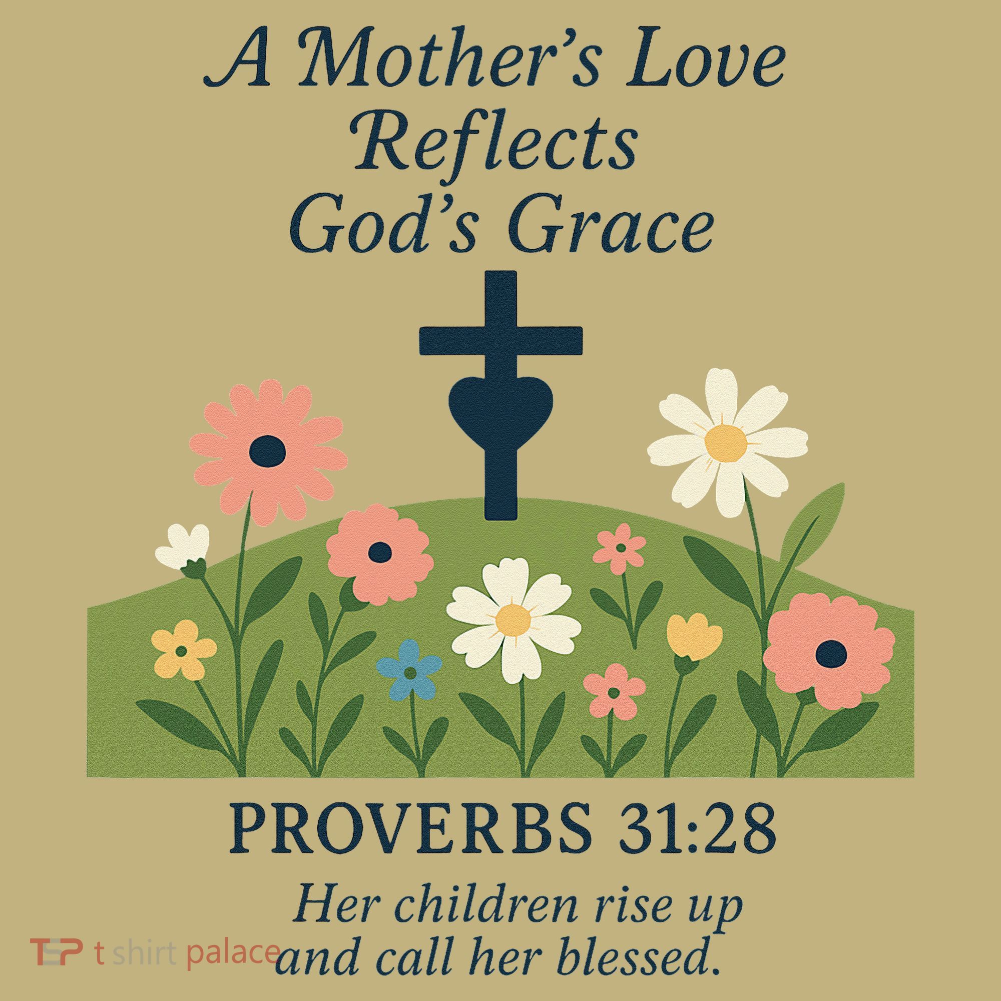Mothers Day Reflects Gods Grace Faith Sweatshirt