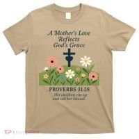 Mothers Day Reflects Gods Grace Faith T-Shirt thumb 0