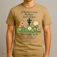 Mothers Day Reflects Gods Grace Faith T-Shirt thumb 3