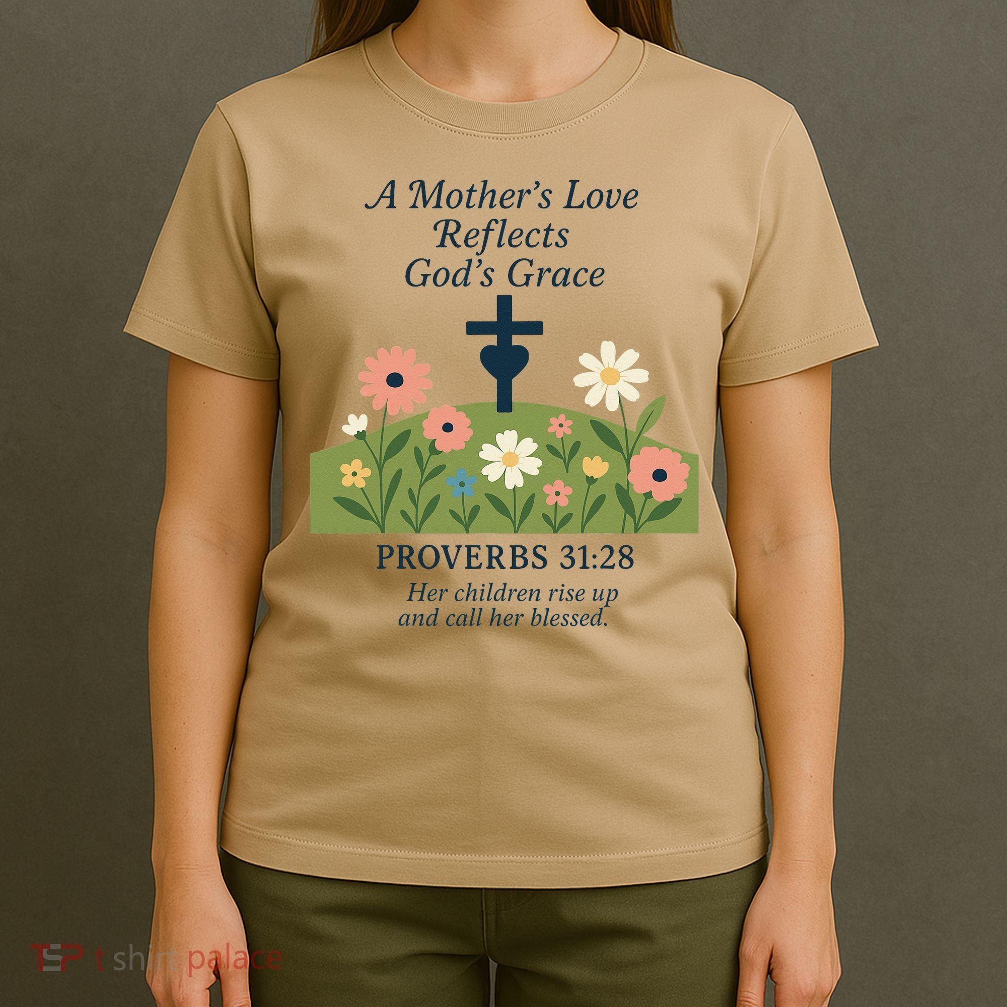 Mothers Day Reflects Gods Grace Faith T-Shirt