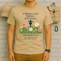 Mothers Day Reflects Gods Grace Faith T-Shirt thumb 6