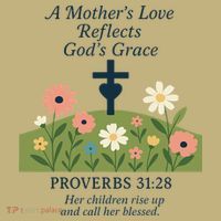 Mothers Day Reflects Gods Grace Faith Mousepad thumb 1