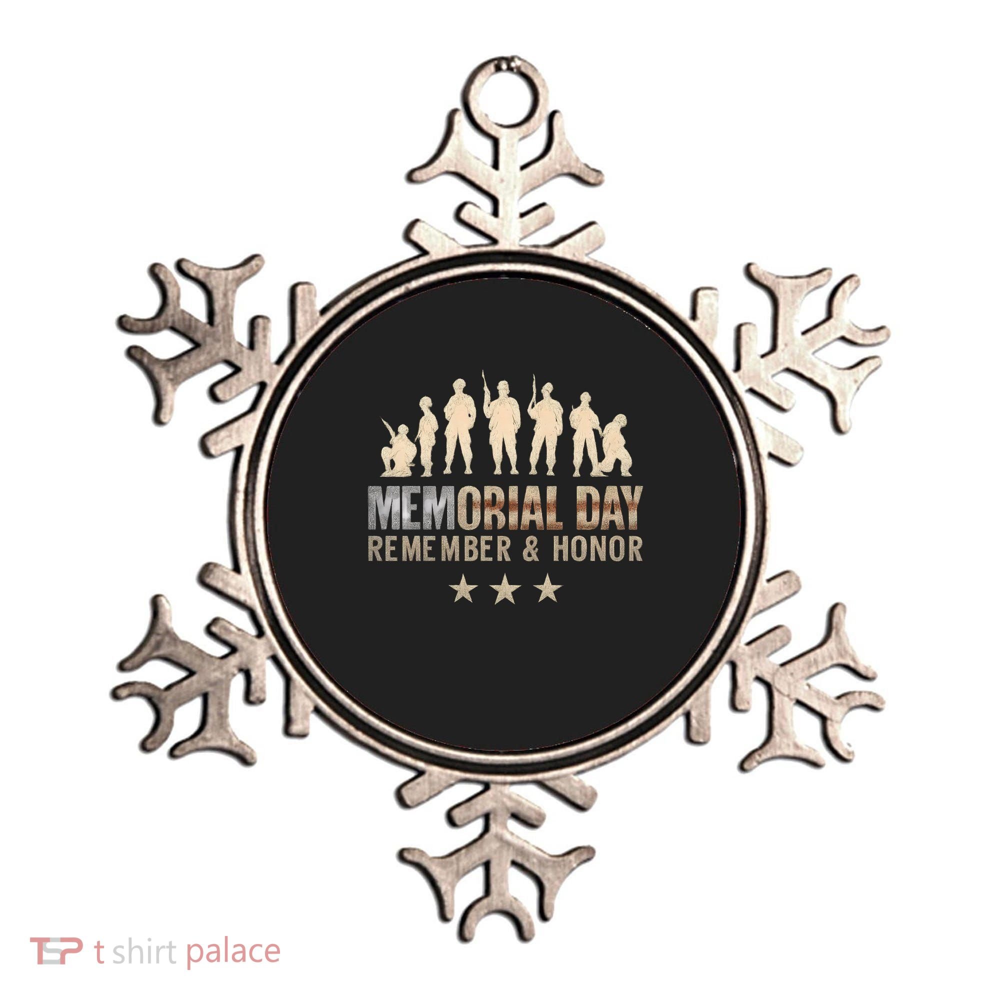 Memorial Day Remember & Honor Ornament
