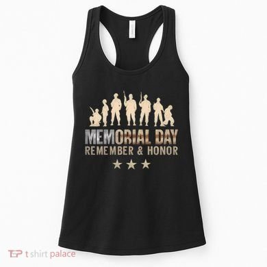 Memorial Day Remember & Honor Women's Tank Top