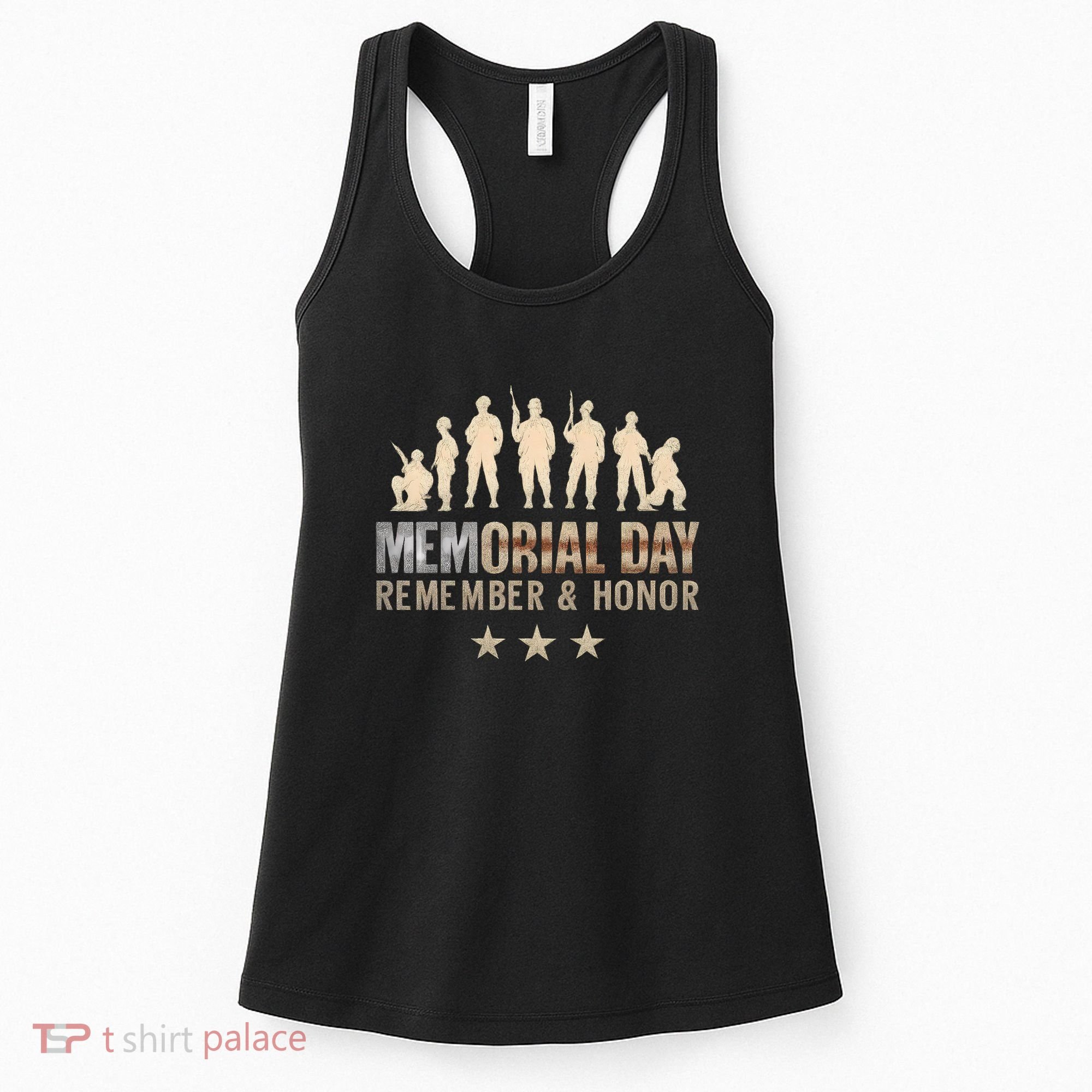 Memorial Day Remember & Honor Women's Tank Top