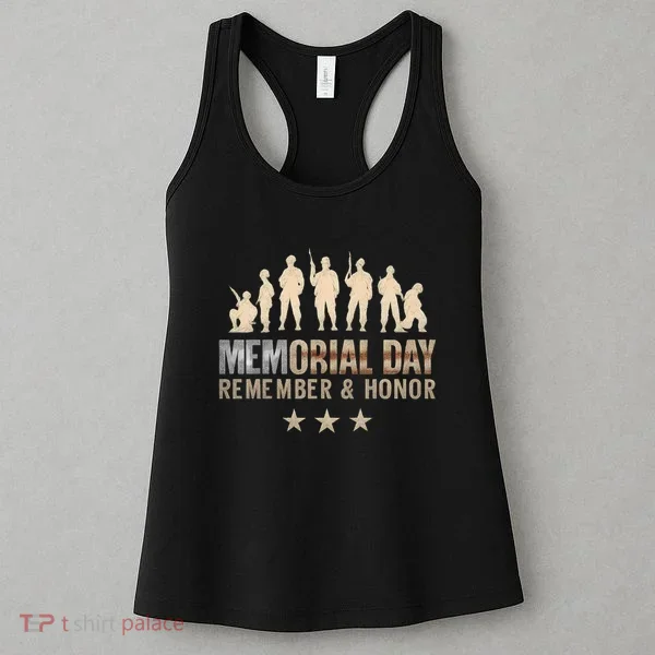 Memorial Day Remember & Honor Women's Tank Top