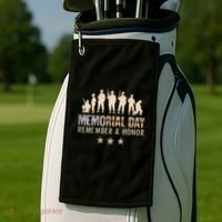 Memorial Day Remember & Honor Golf Towel thumb 2