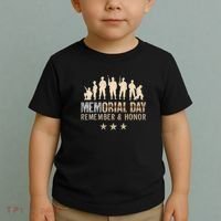 Memorial Day Remember & Honor Toddler T-Shirt thumb 2