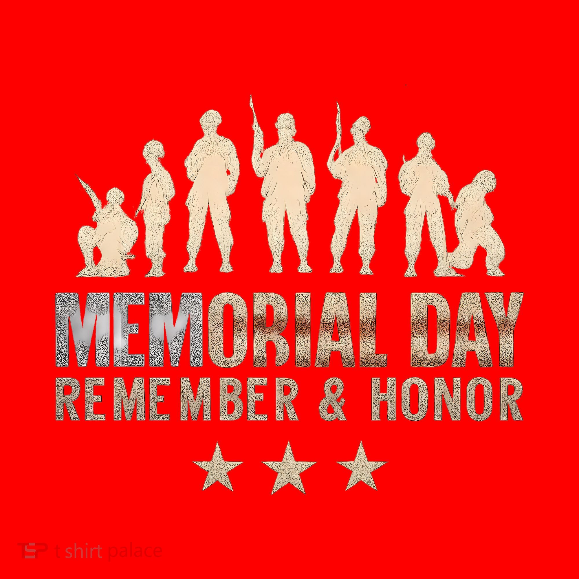 Memorial Day Remember & Honor Santa Hat