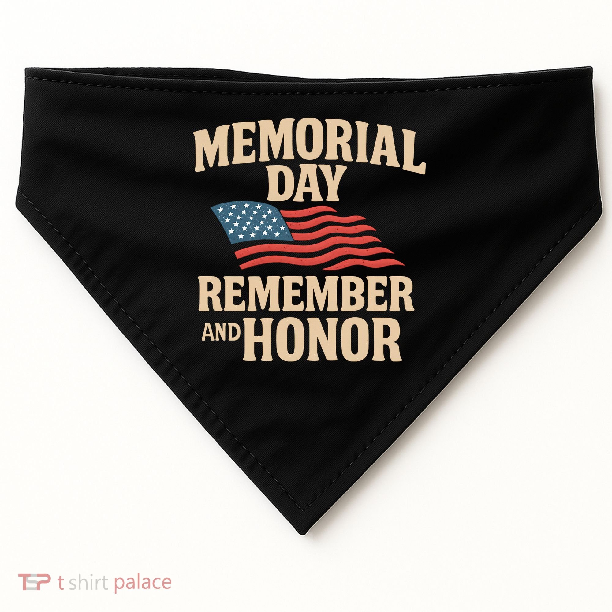 Memorial Day - Remember and Honor USA-Made Doggie Bandana