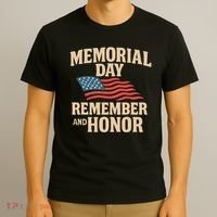 Memorial Day - Remember and Honor T-Shirt thumb 3