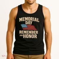 Memorial Day - Remember and Honor Tank Top thumb 3