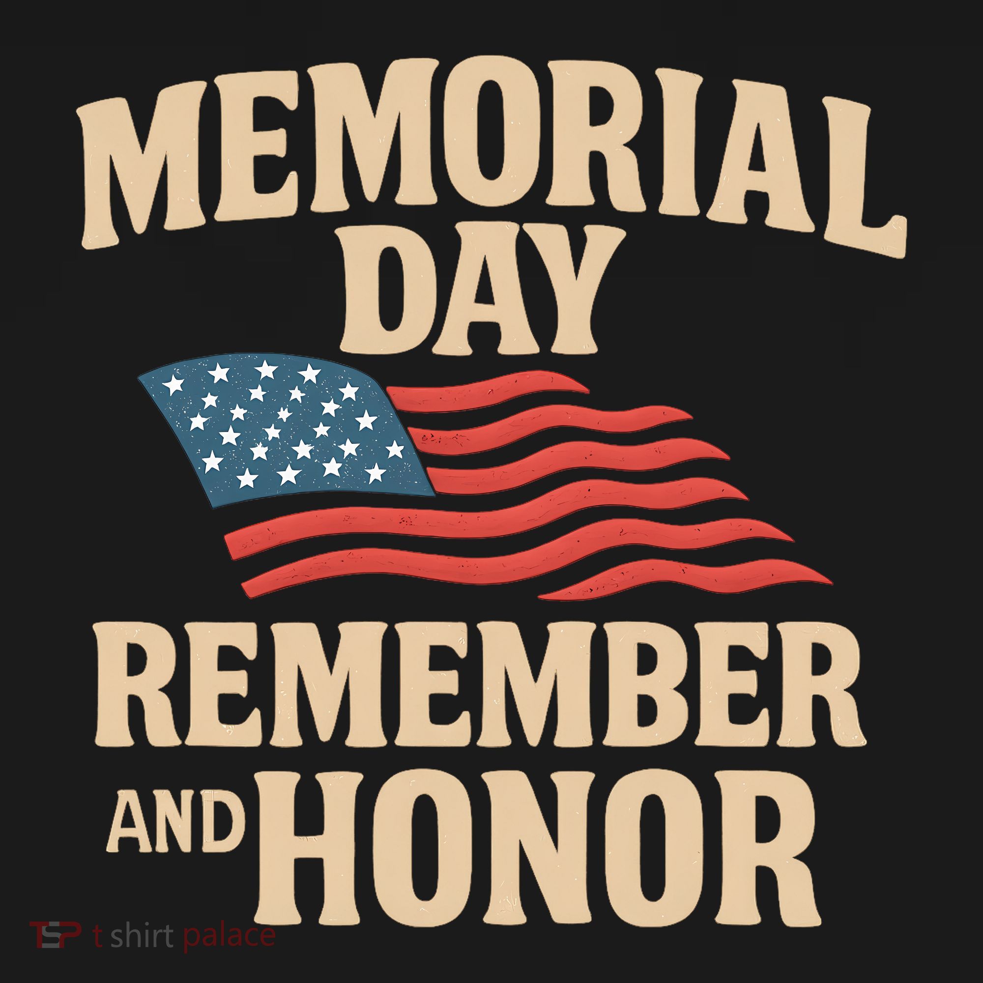 Memorial Day - Remember and Honor Cropped Pullover Crew
