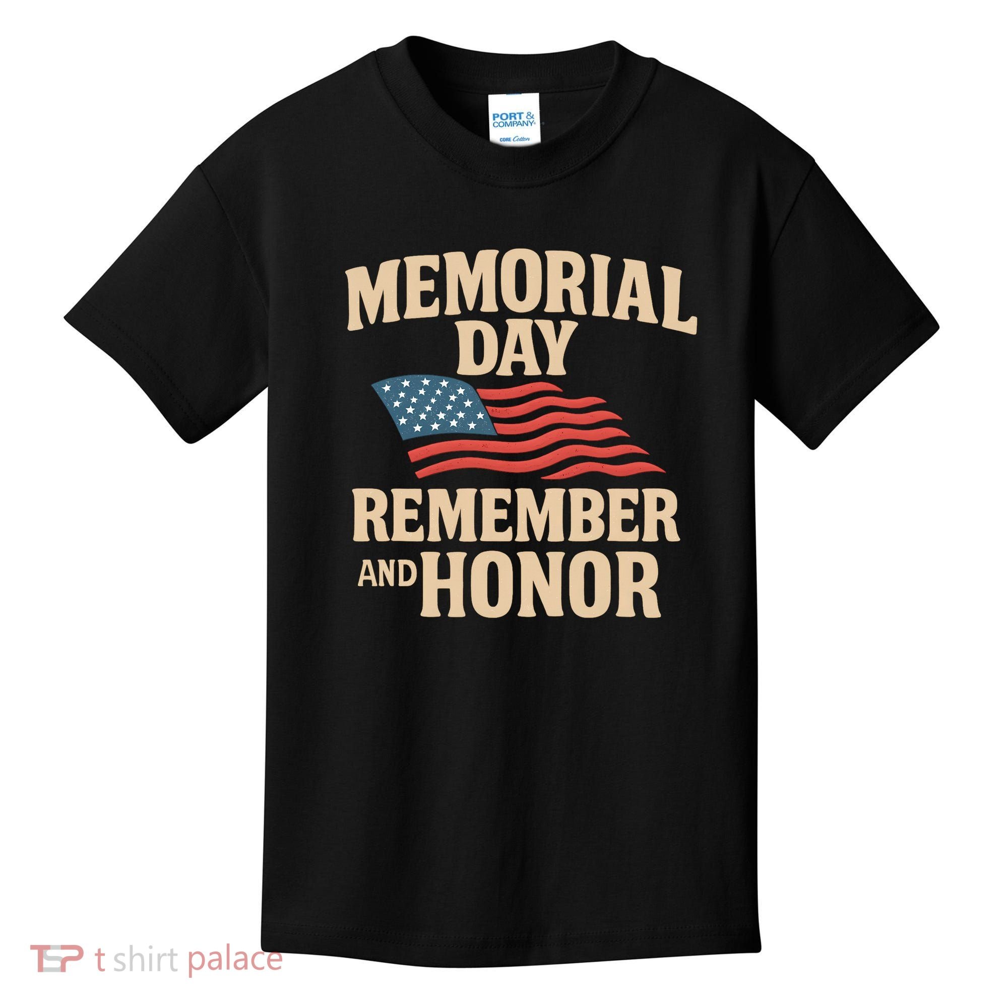Memorial Day - Remember and Honor Kids T-Shirt