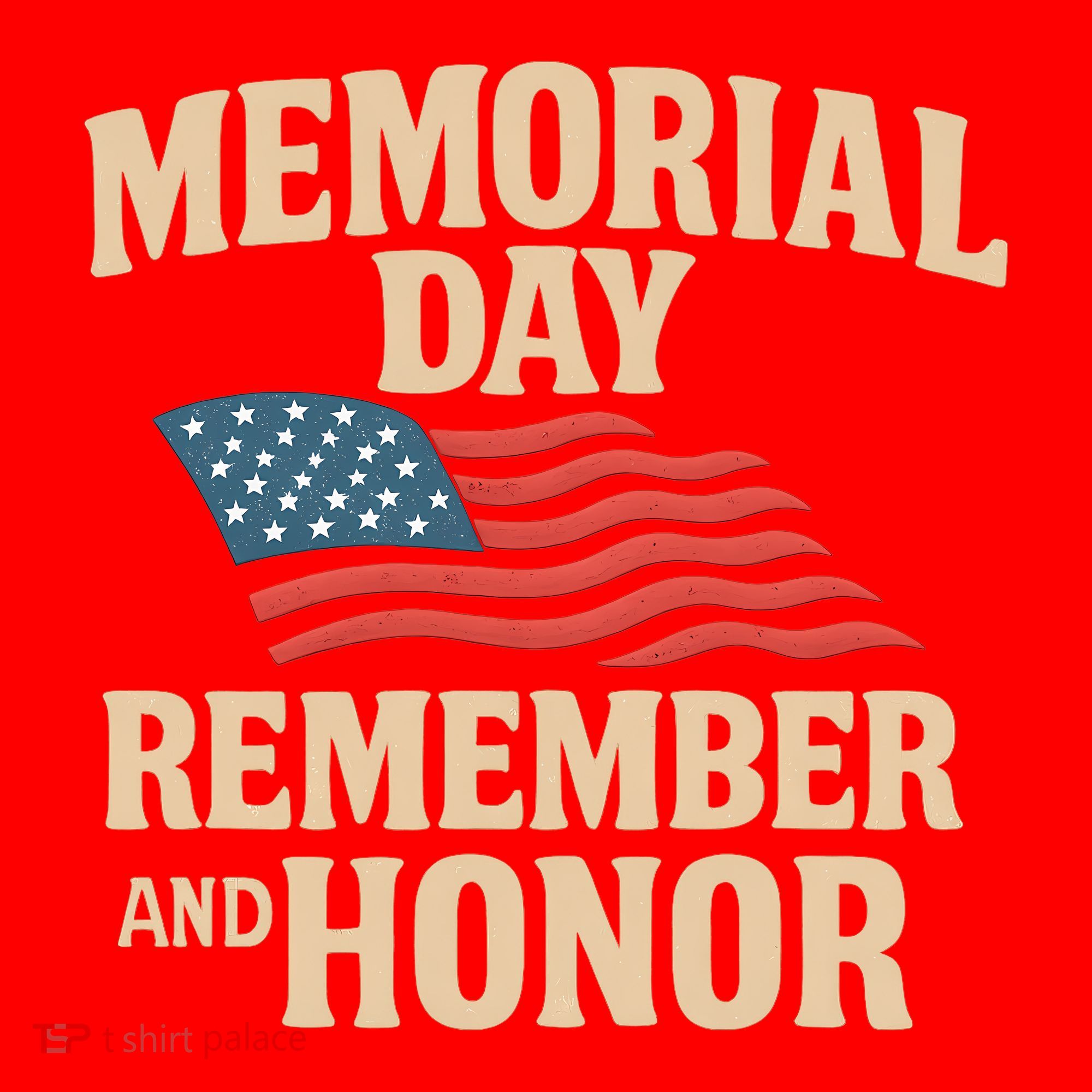 Memorial Day - Remember and Honor Santa Hat