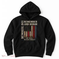 Memorial Day Remember and Honor Hoodie thumb 0