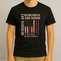 Memorial Day Remember and Honor T-Shirt thumb 3